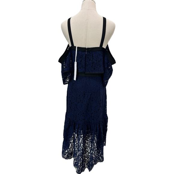 NWT Adelyn Rae Tracy Halter Sheath Dress In Midnight - Picture 6 of 7